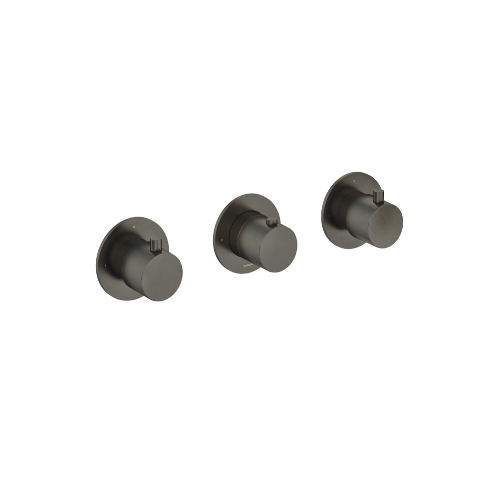 Hotbath Cobber afbouwdeel Inbouw Douche Thermostaat Horizontaal Verouderd Ijzer CB7067