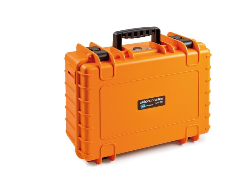 B&W Outdoor-Koffer Typ 5000 RPD Orange Outdoor-Koffer passend für professionelle Fotografen