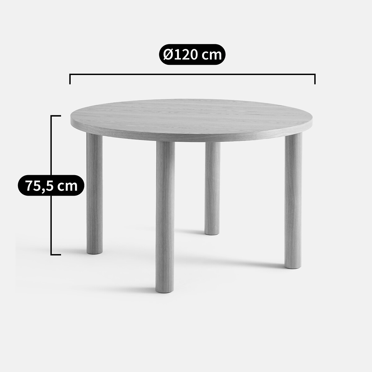 LA REDOUTE INTERIEURS<br>Mesa para 4 a 6 pessoas