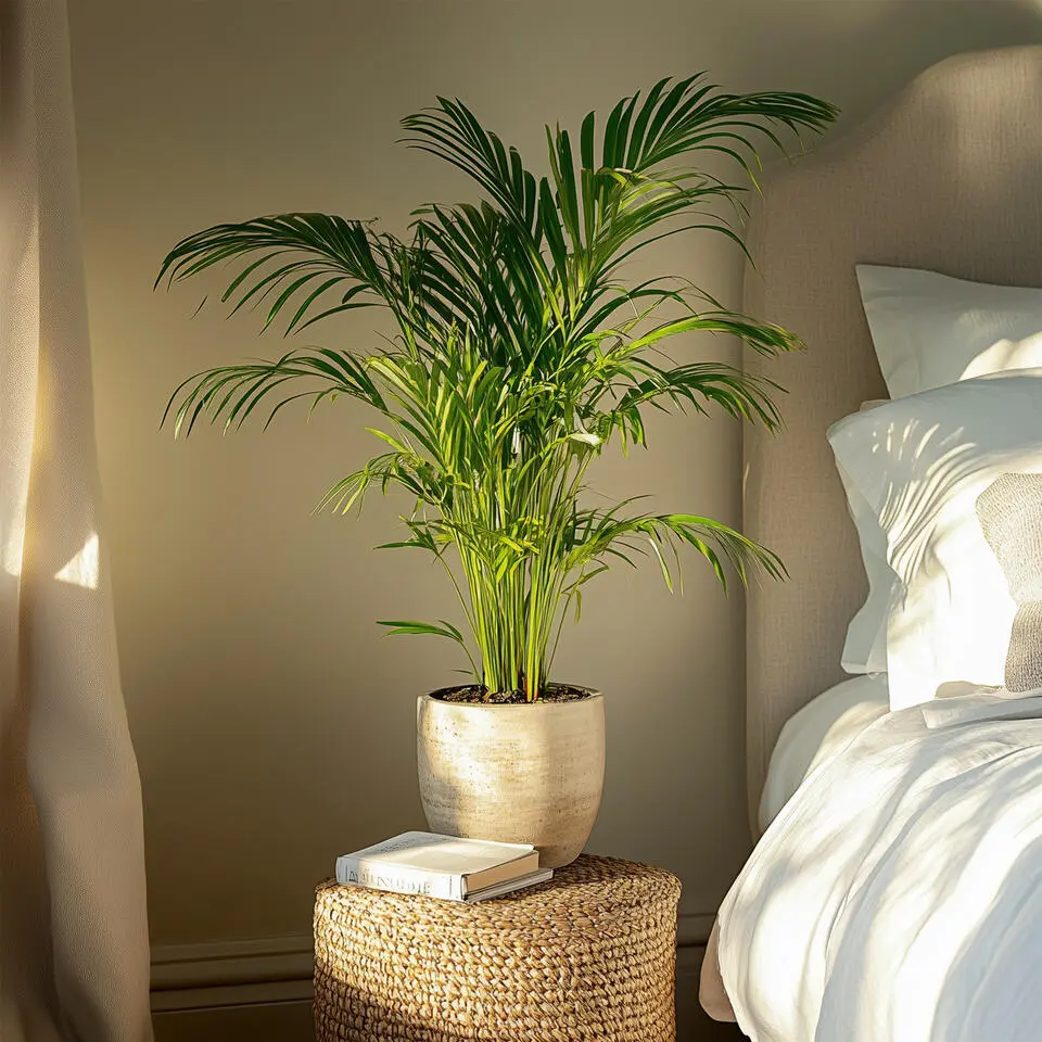 Areca goudpalm - Set van 2 - Dypsis lutescens - Hoogte 60-70cm - ⌀17cm