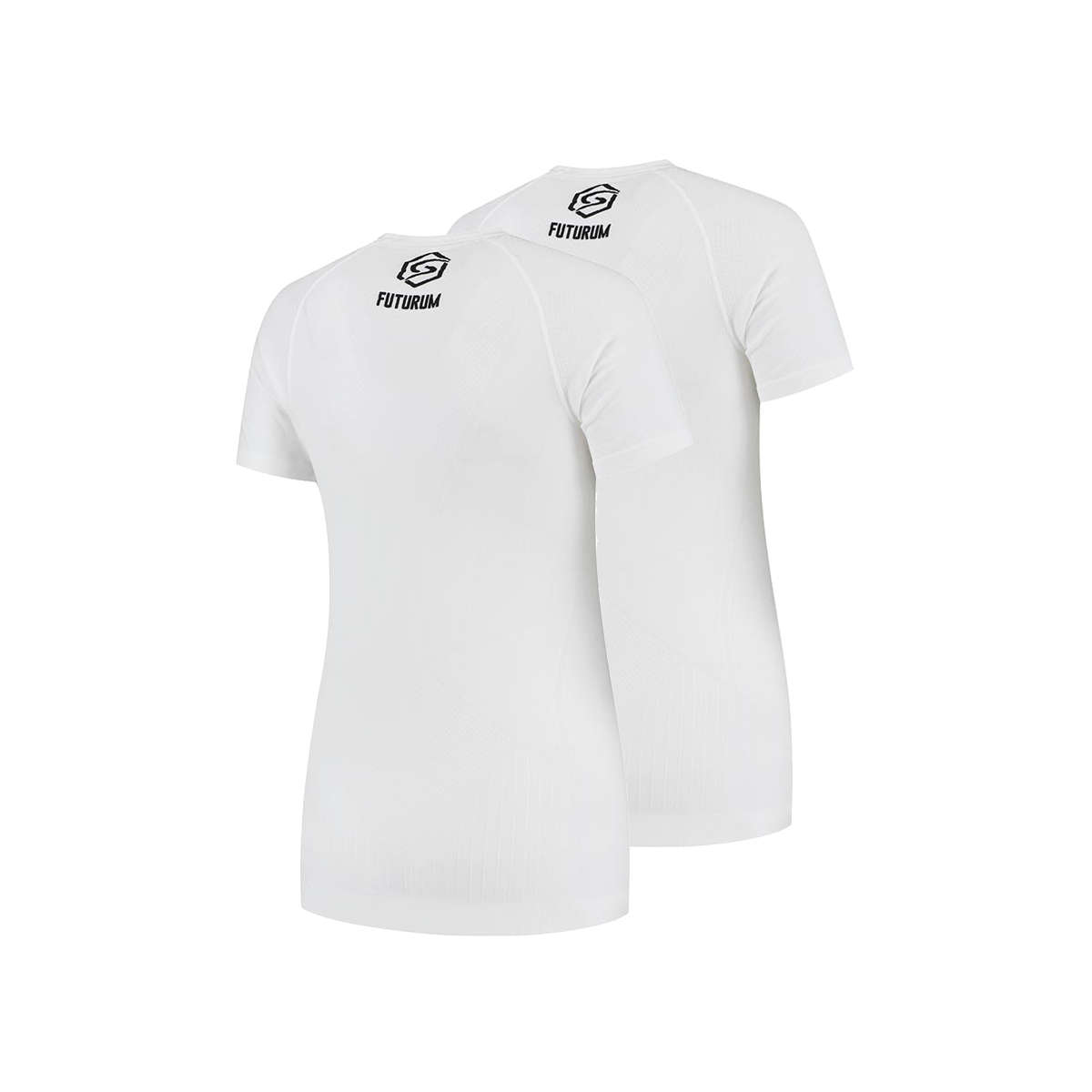 FUTURUM Recycled Ondershirt Korte mouwen Wit Dames 2-Pack
