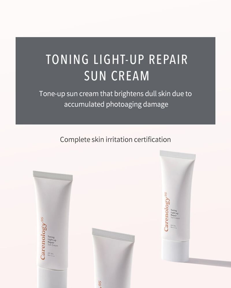Carenology 95 - Toning Light-Up Repair Zonnecrème