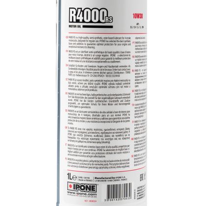 Huile moteur Ipone R4000RS - 10W30 - 1 LITRE Universel