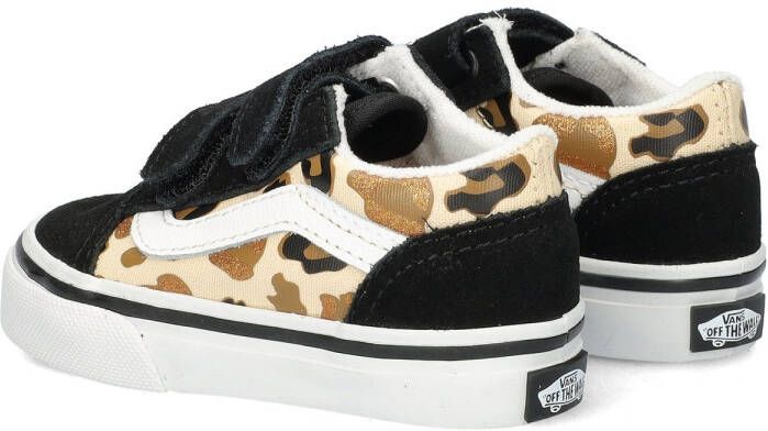 Vans Old Skool Leopard Glitter Sneakers zwart
