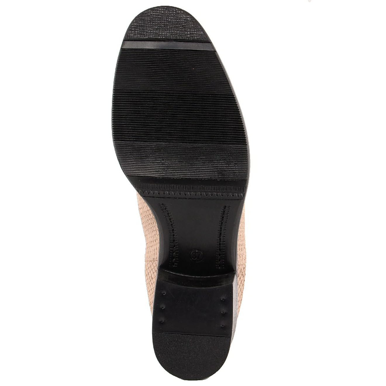 Lab78 Chelsea Boots en Cuir Manon beiges - Talon 4.5 cm