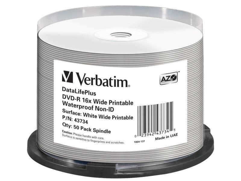 Verbatim DVD-R 4.7 GB, Spindel (50 Stück) DVD-R, 50er-Spindel
