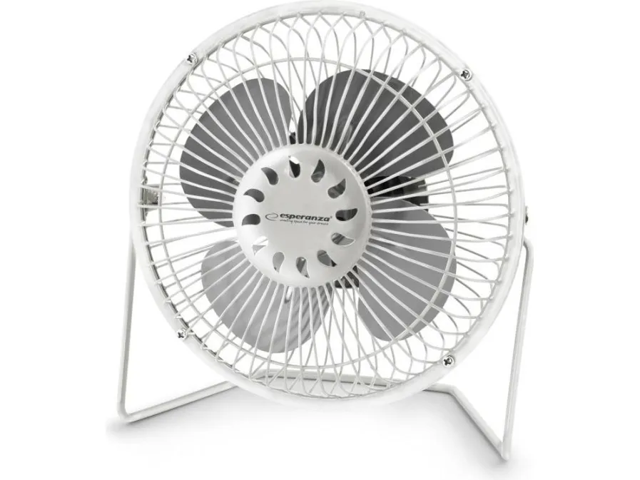 Esperanza YUGO - Køleventilator - på bord - 14 cm - USB - hvid