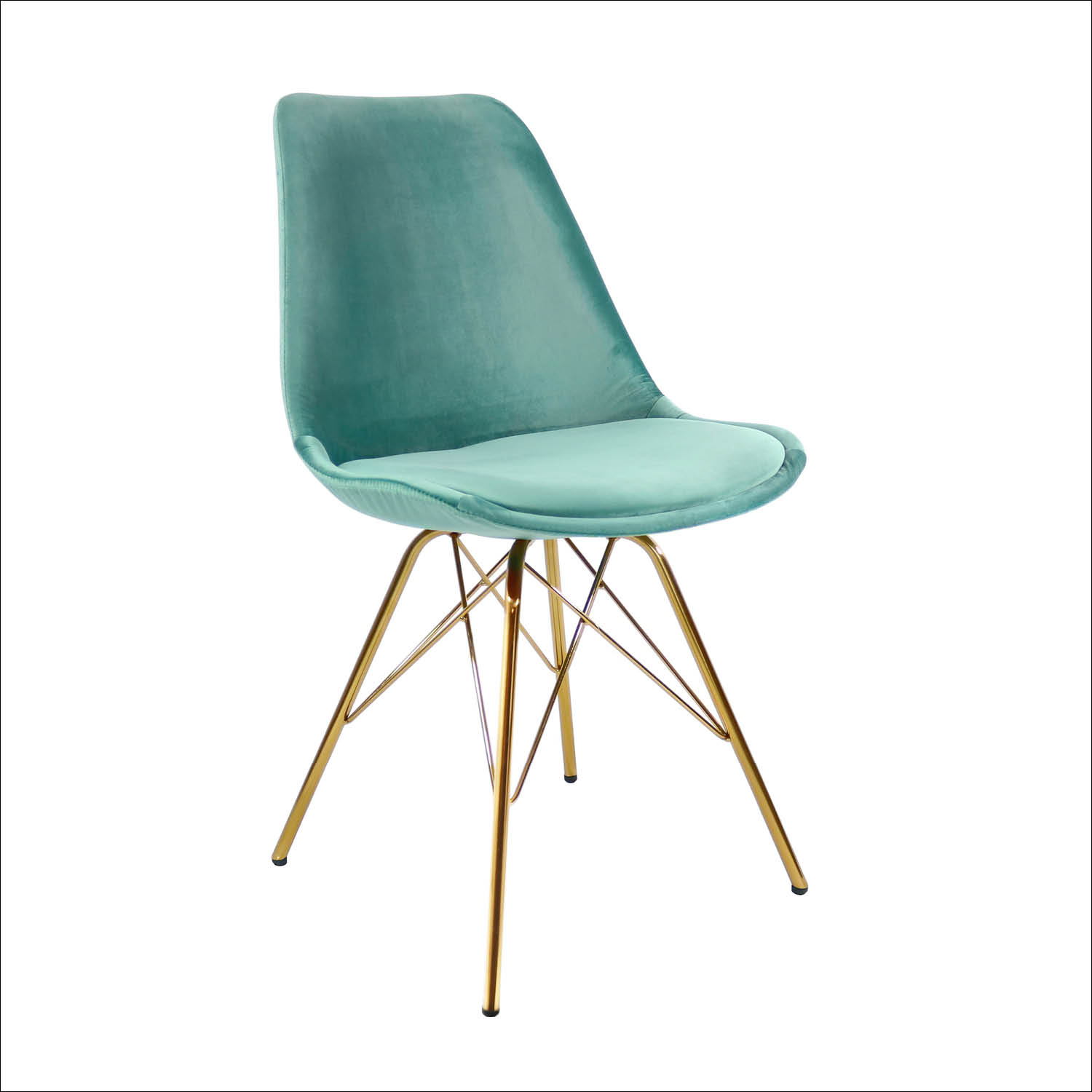 Kick kuipstoel - Velvet mint GL