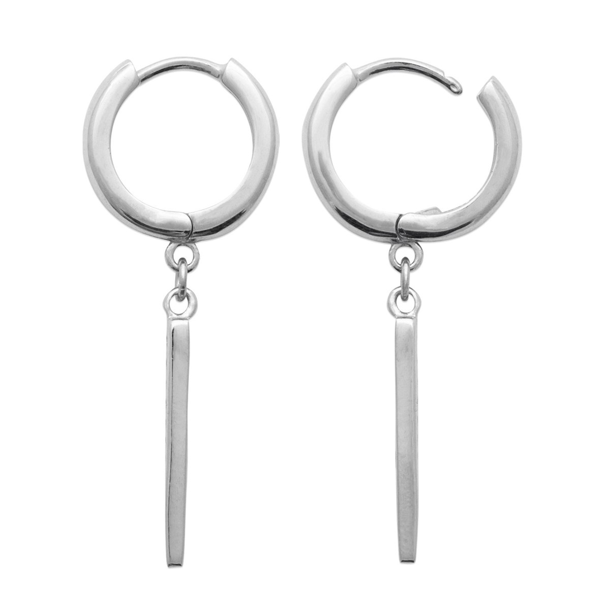 Boucles d'oreilles créoles pendantes