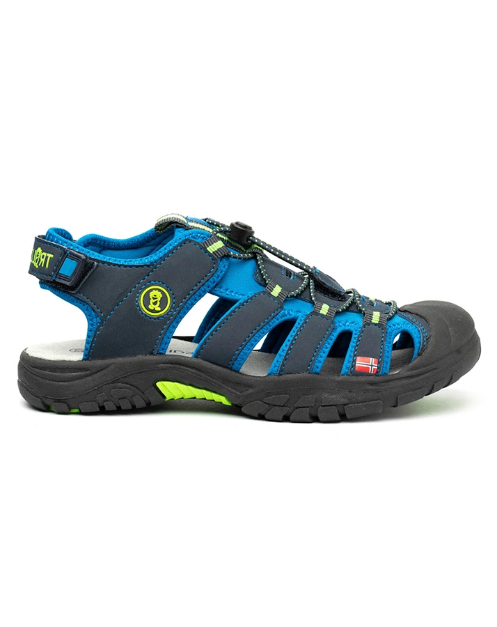 Trekking-SandaKids KVALVIKA in navy/viper green