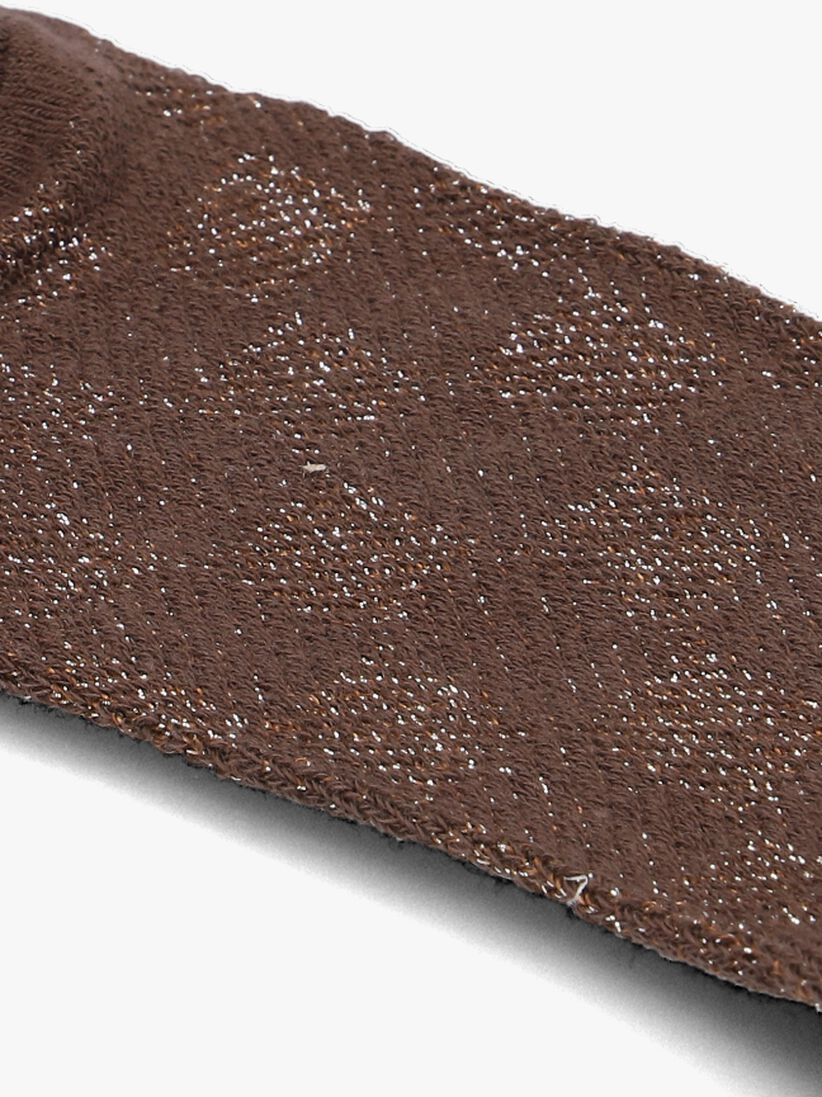 BECKSONDERGAARD taupe becksondergaard sokken quinis glitter socks