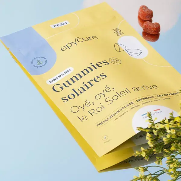 Epycure Sun Gummies: Prepara e protege a pele e intensifica o bronzeado x60