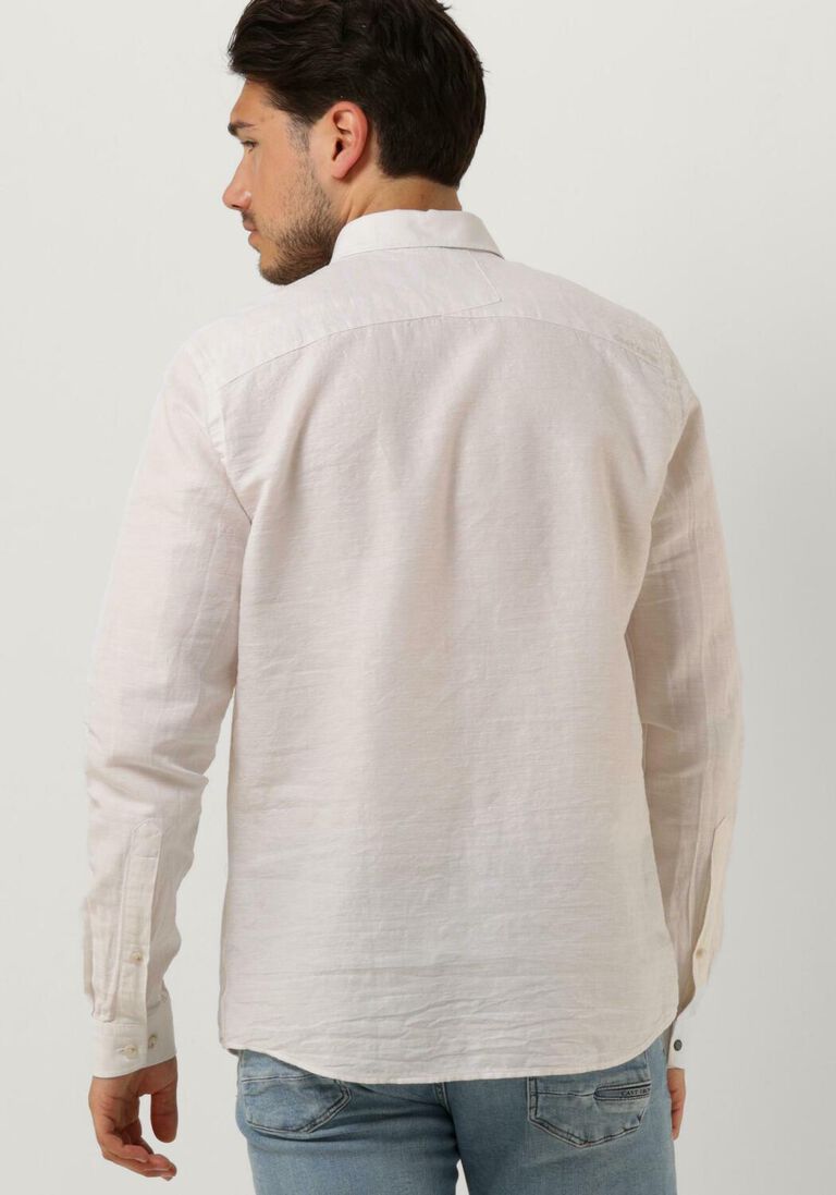 CAST IRON witte cast iron casual overhemd long sleeve shirt co li dobby