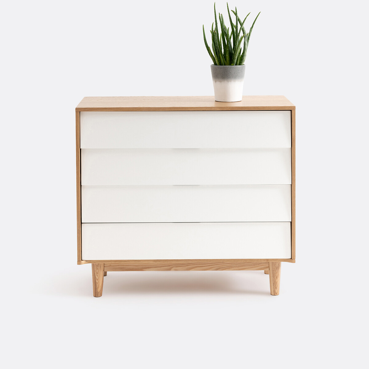 LA REDOUTE INTERIEURS<br>Cômoda vintage 4 gavetas, Jimi