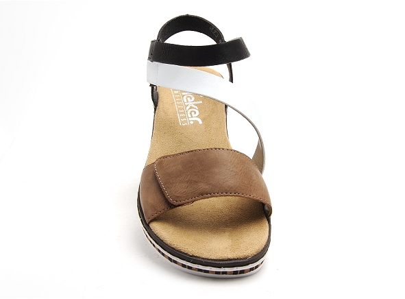 Rieker nu pieds plats femme v3670 marron