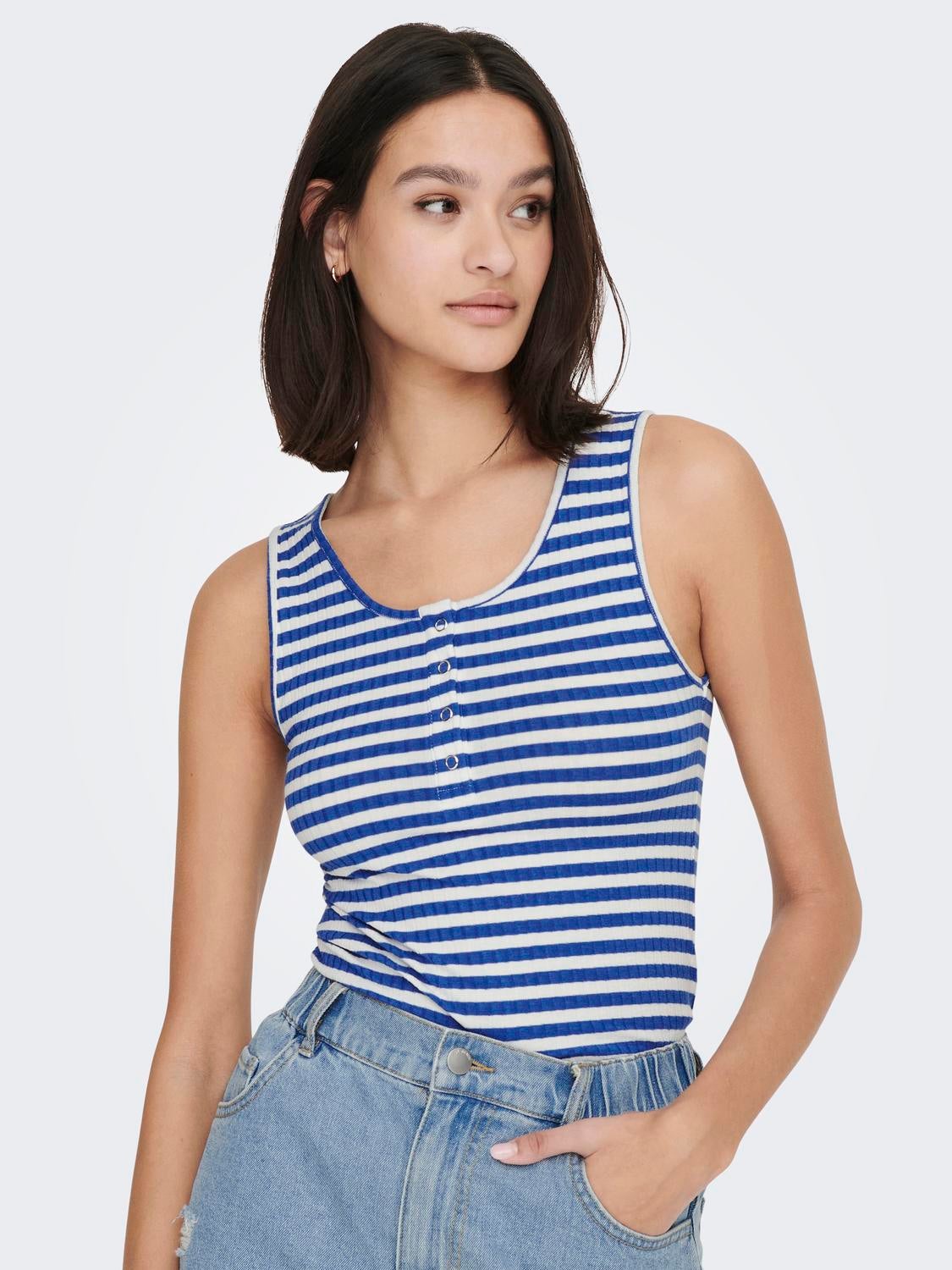 JDYFRANSISKA Tanktop Cloud Dancer