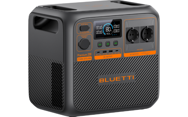 Bluetti Premium 200 V2 tragbare Powerstation 2700 W