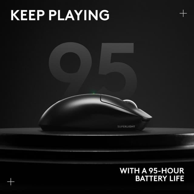 Logitech G Pro X Superlight 2 trådløs gamingmus (sort)
