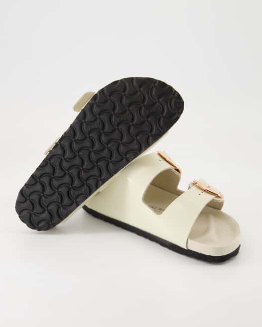 Birkenstock Arizona Big Buckle Pantoletten in Beige