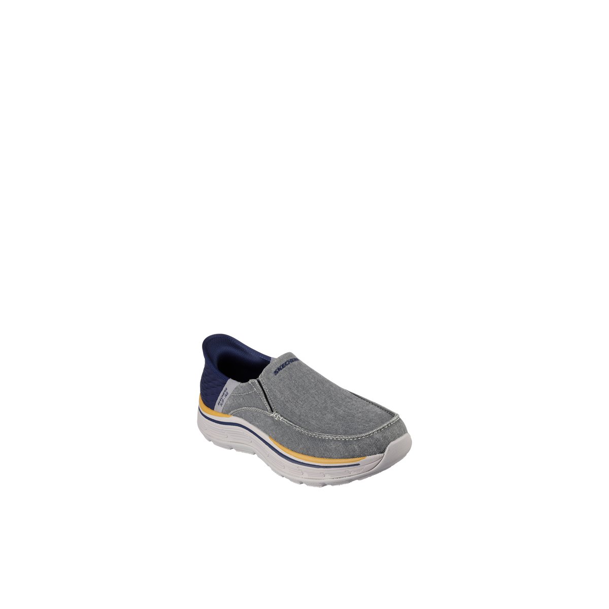 2X les points-Remaxed-m-Mocassins Chaussures Décontractées - Talon plat - Bleu