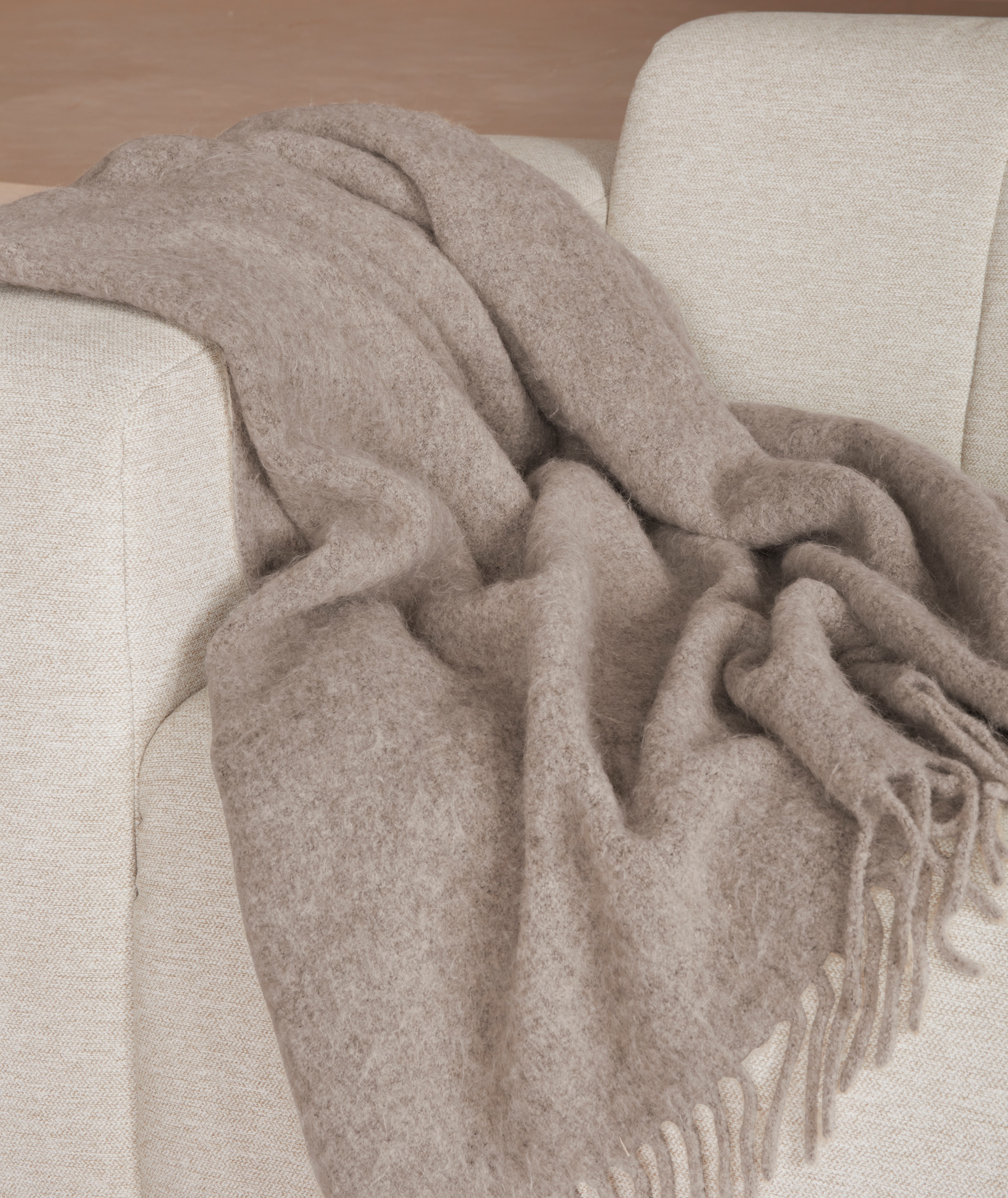 LeGer Home by Lena Gercke Plaid »Sinja« mit Fransen, Kuscheldecke