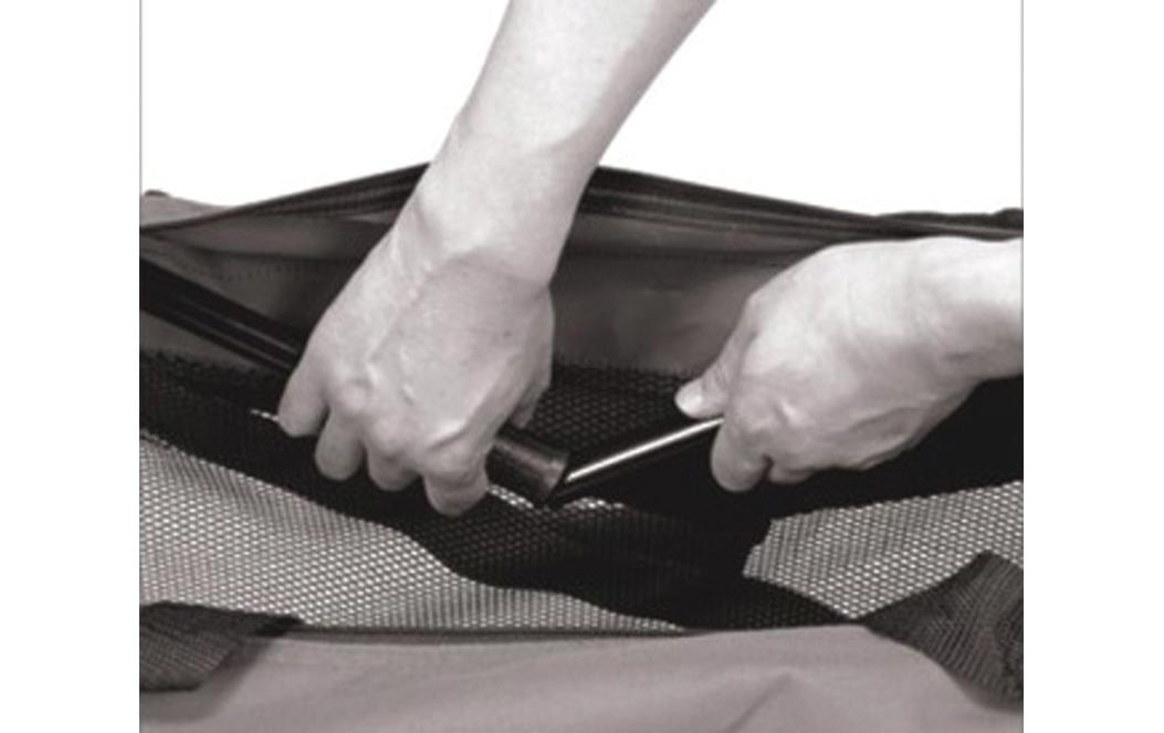 Tasche Traveller Plus S Blau / Grau, 50 x 35 x 35 cmPraktische Reisetasche für kleine Hunde oder Katzen