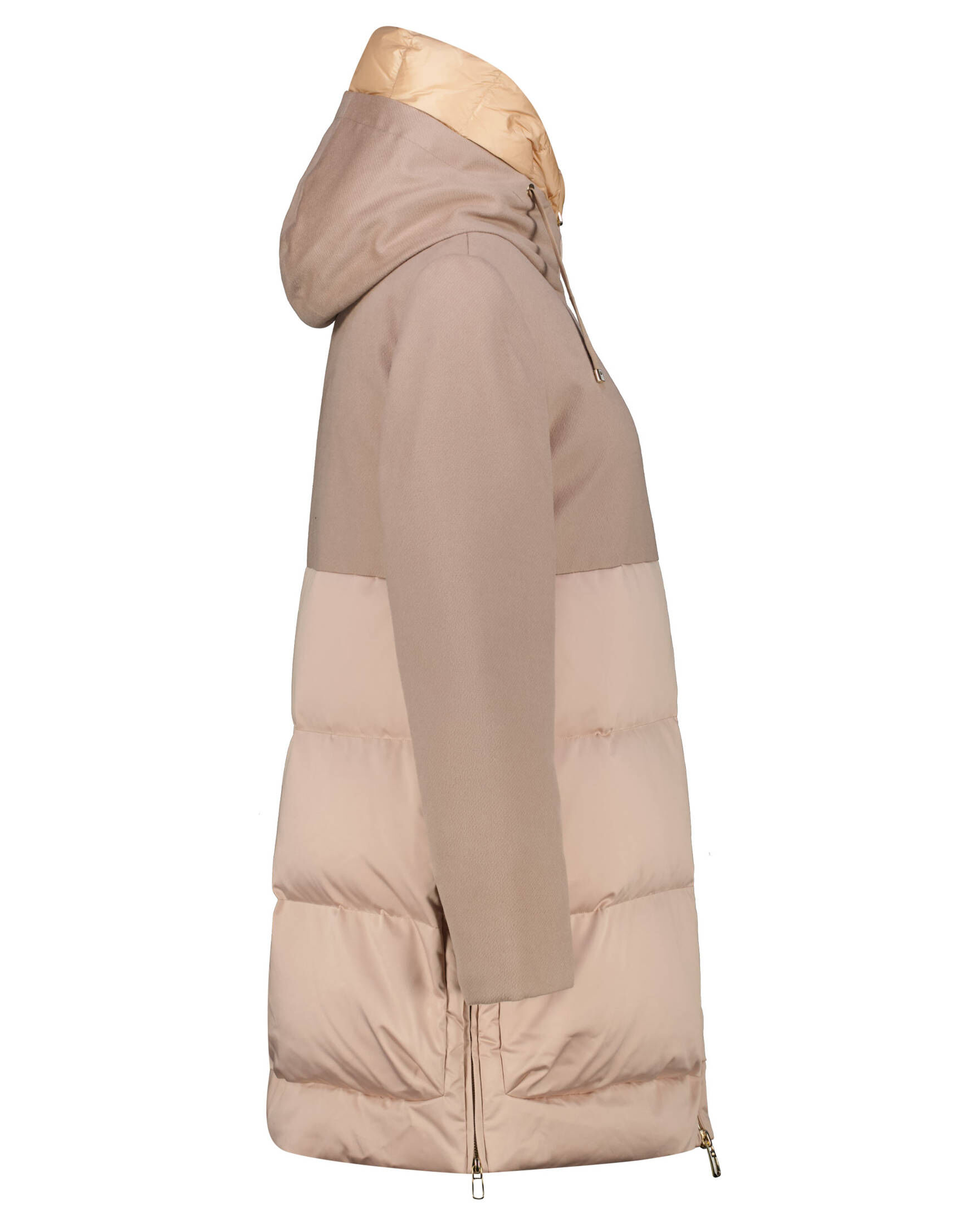 Duno| Damen Daunenmantel mit Wolle