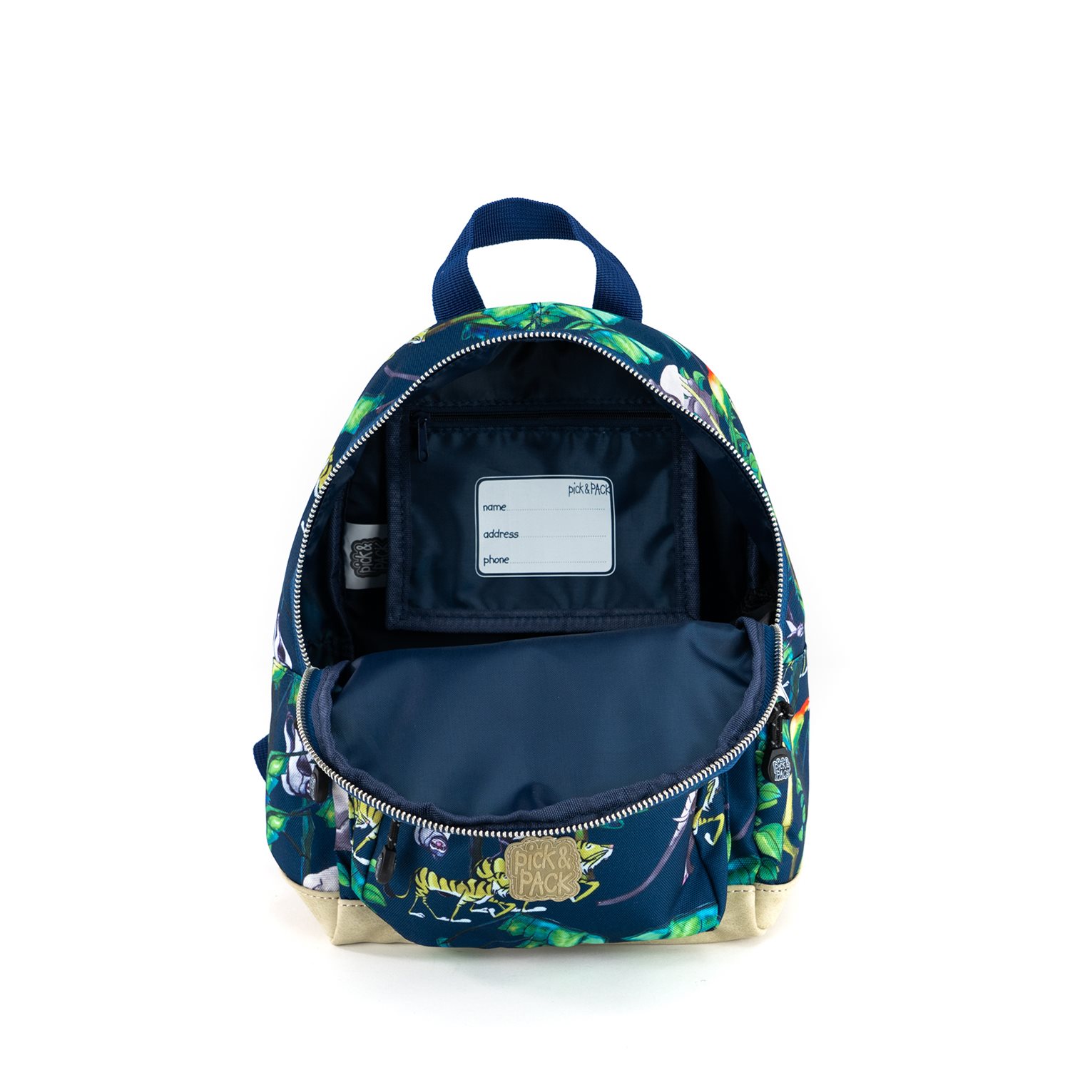 Pick & Pack Happy Jungle Backpack S navy