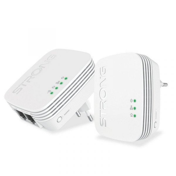 Strong Powerline Wi-Fi 600 Kit Mini Adaptadores Powerline/PLC 600 Mbit/s