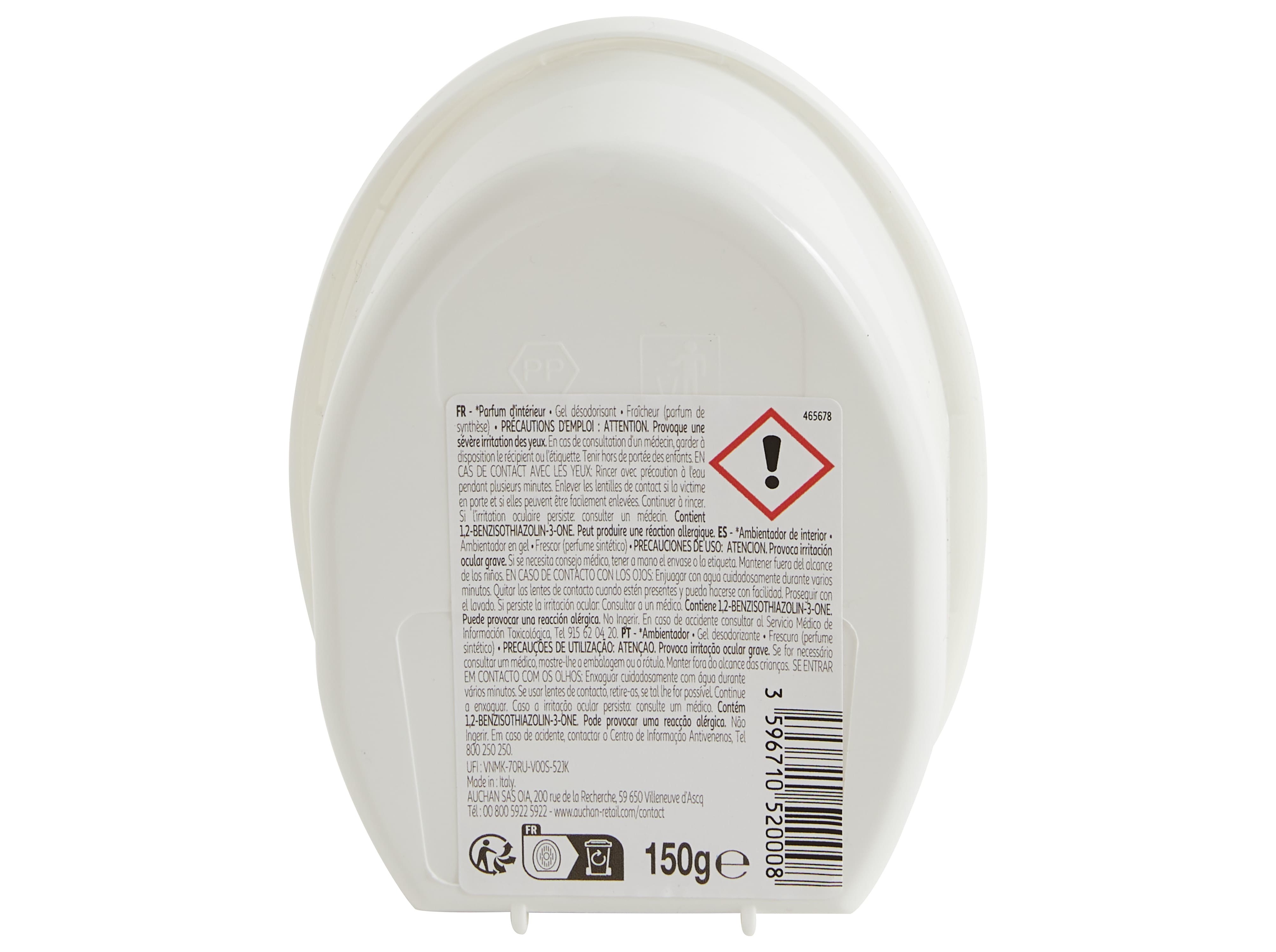 AMBIENTADOR AUCHAN GEL FRESCURA 150G