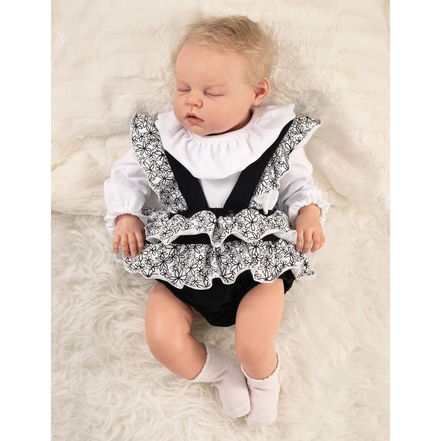 Baby Sweets 2tlg Set Body + Hose Glamour Collection by Katja Kühne weiß schwarz