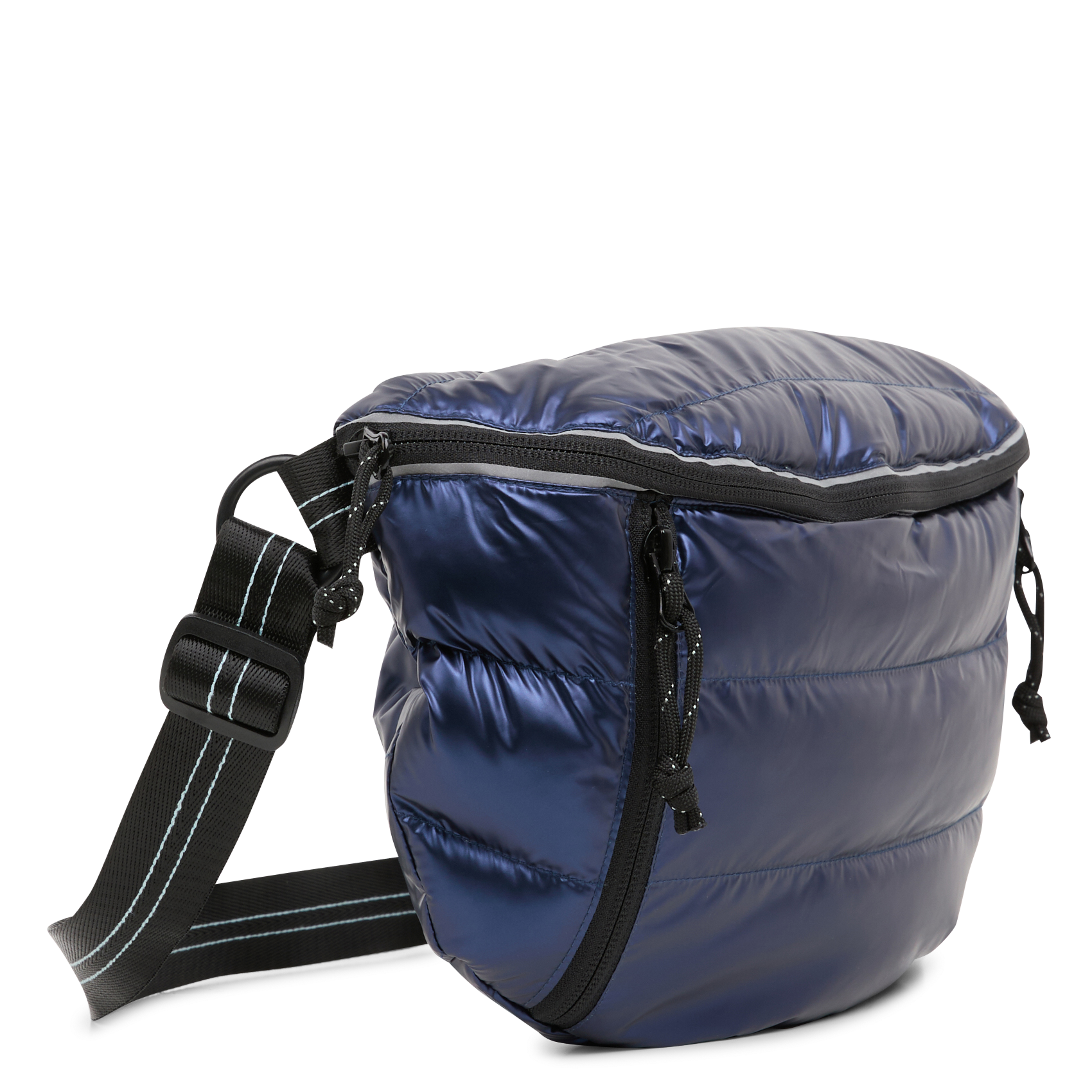 HOUFTY - Sac banane matelassé | Bleu