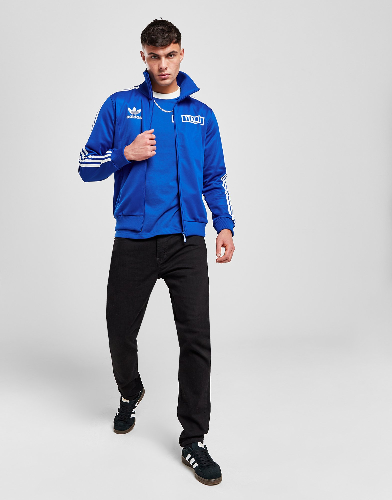 adidas Veste de survêtement Italie Beckenbauer
