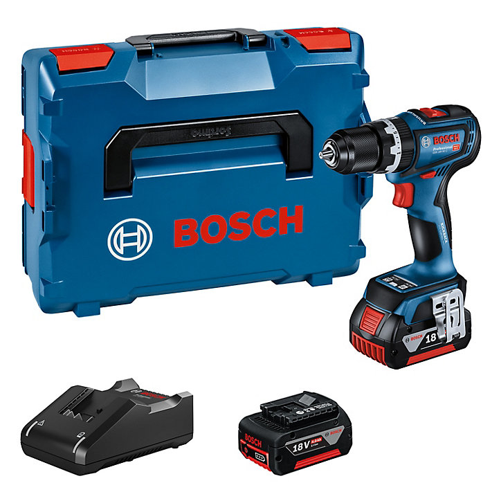 Perceuse visseuse à percussion sans fil Bosch Professional GSB 18V-90C 18V - 2x4Ah