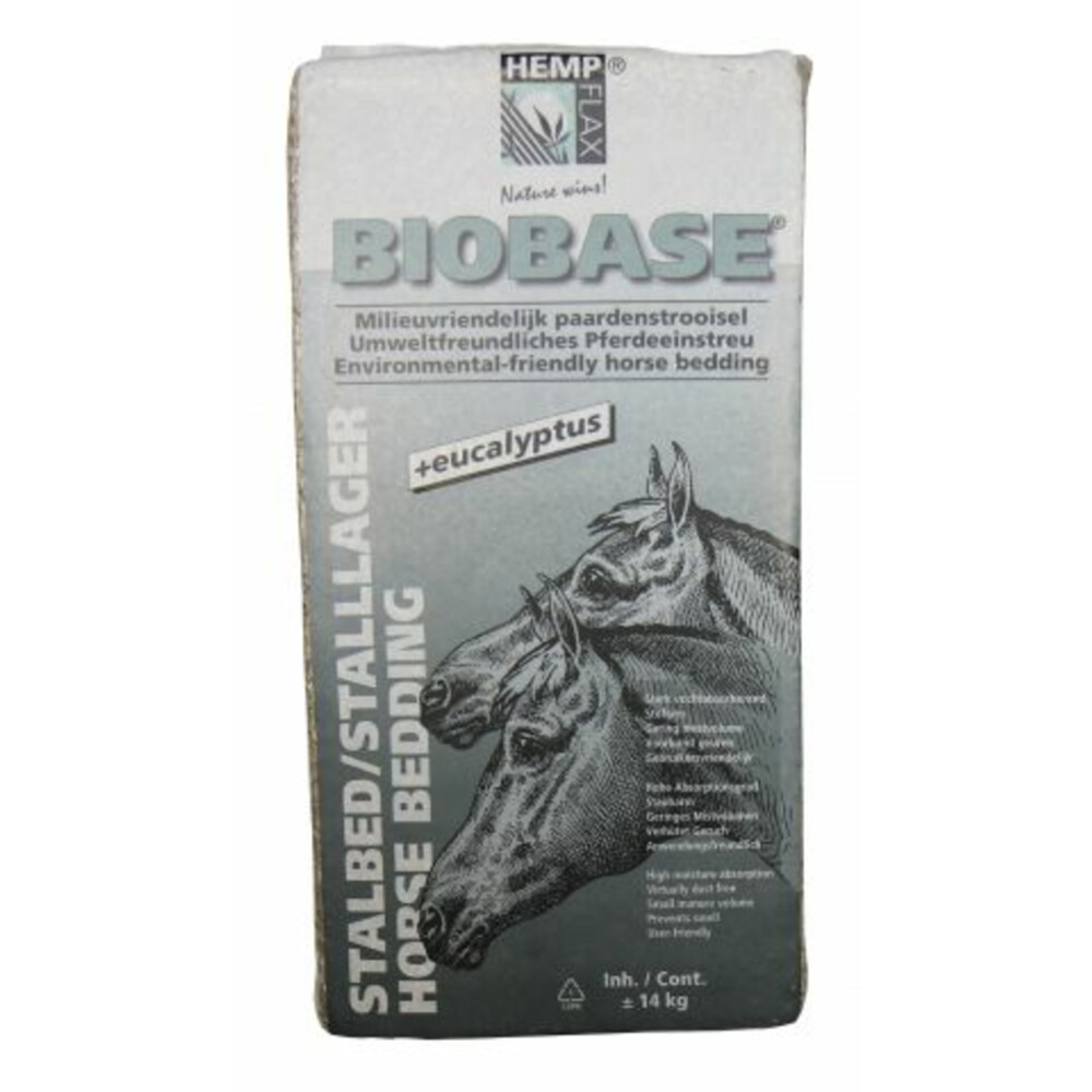 Hempflax Paardenstrooisel Biobase14 kg