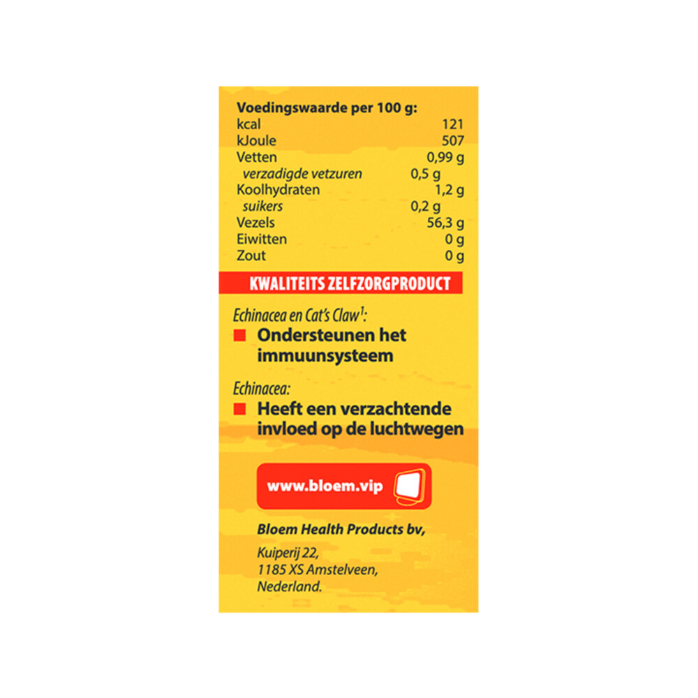 Bloem Echinacea 100 tabletten