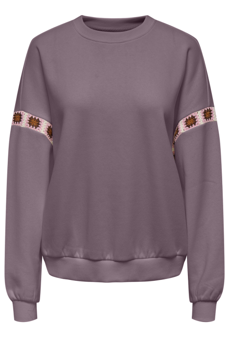 Only paarse dames sweater