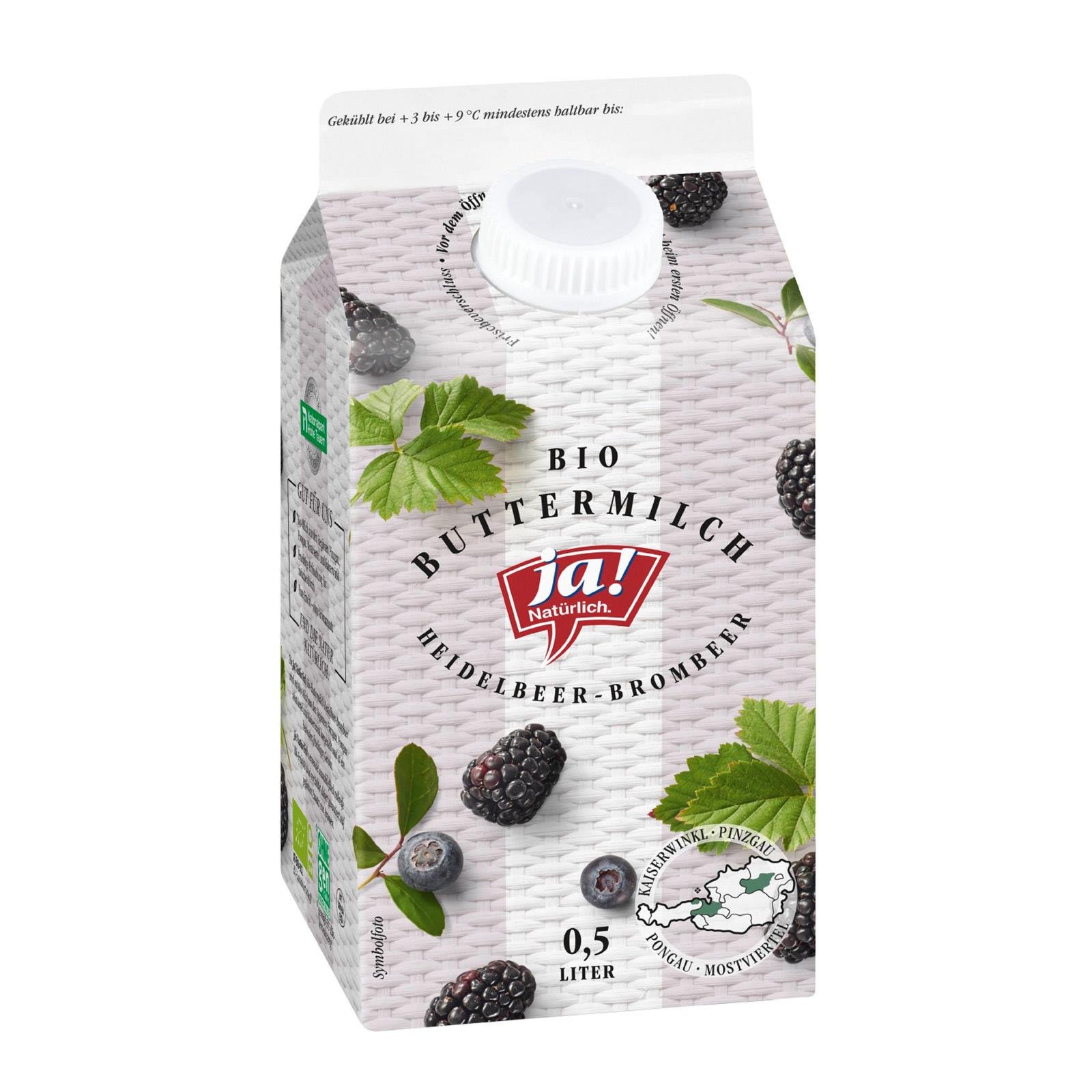 Ja! Natürlich Buttermilch Heidelbeere-Brombeere