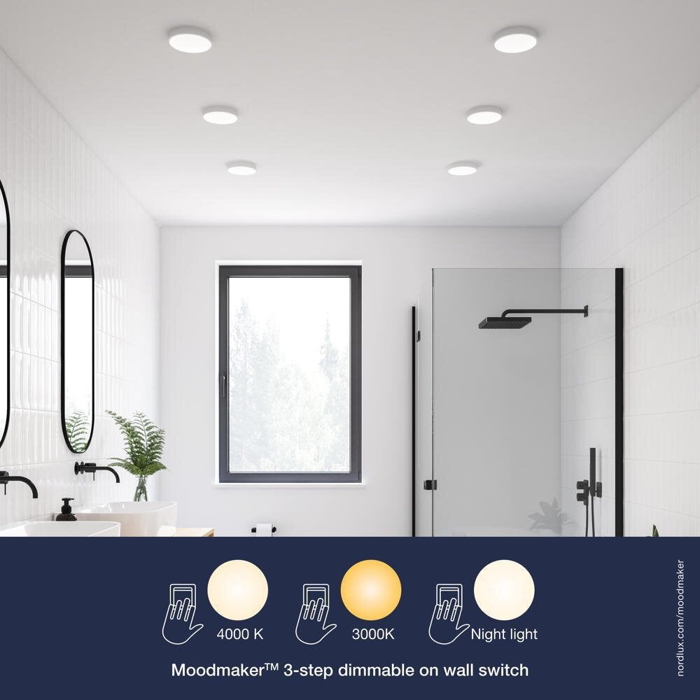 LED inbouwspot Soller in wit 7,5W 600lm IP44 129mm