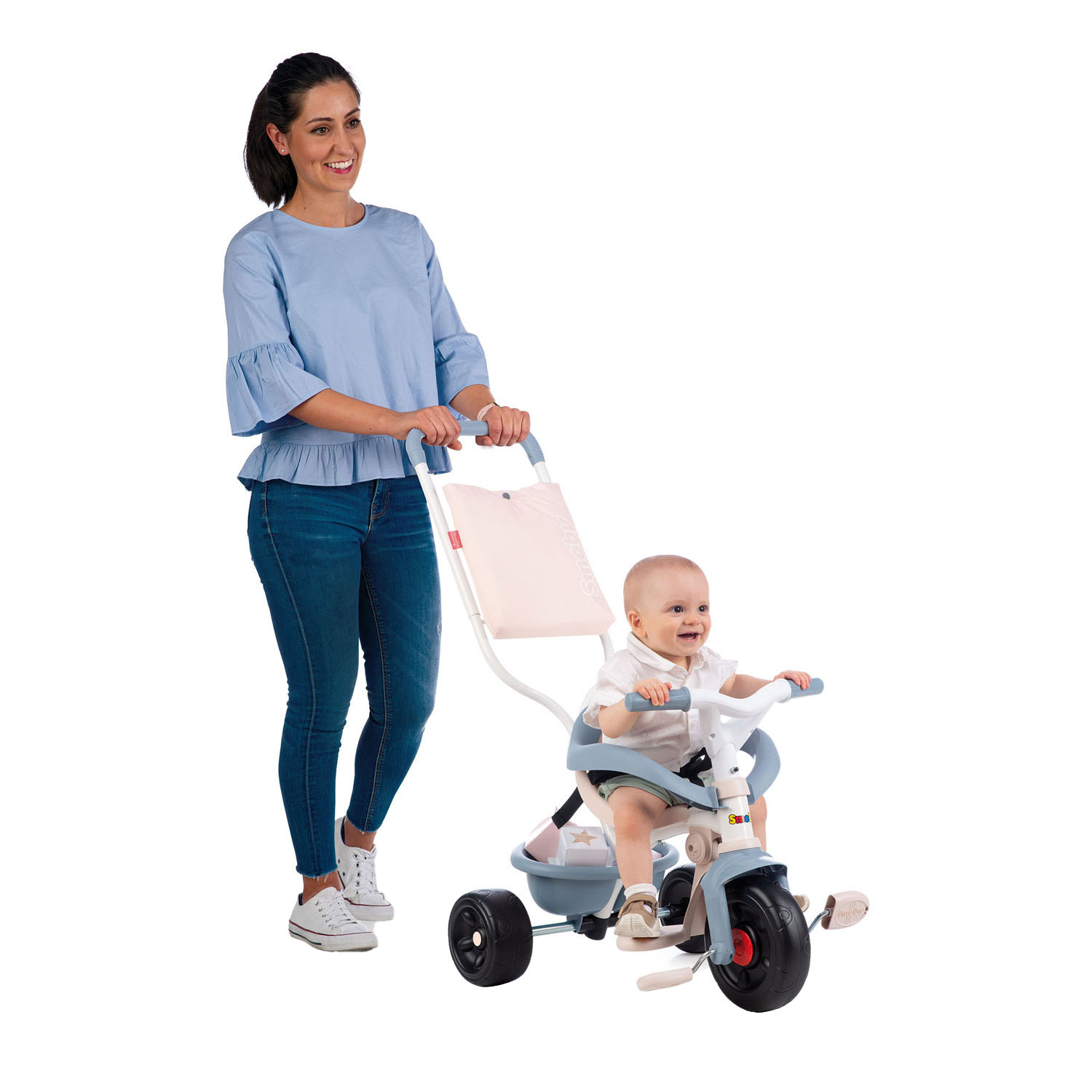 Smoby Be Fun Comfort Drie Wieler Blauw