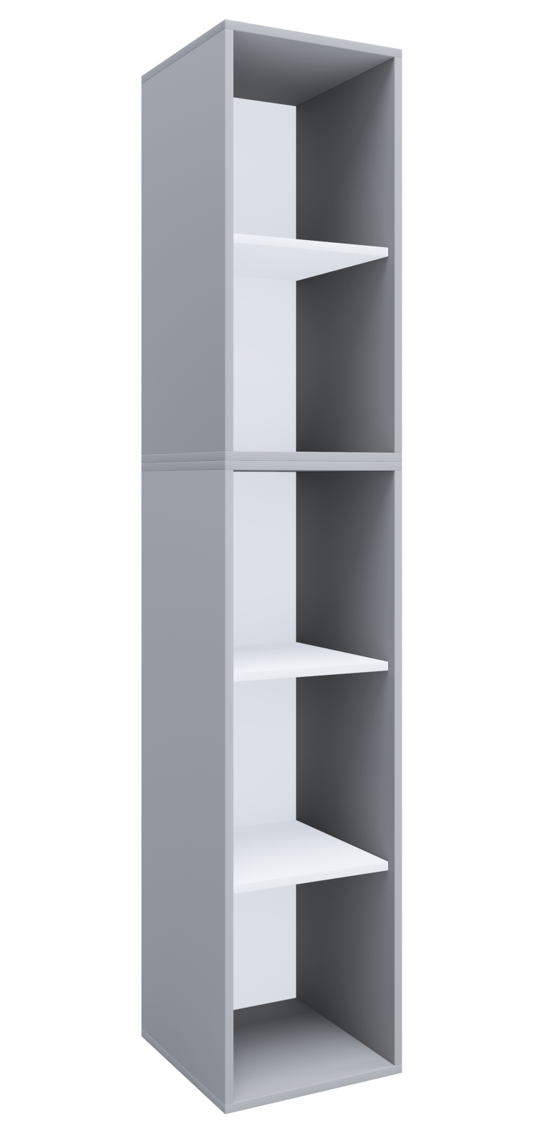 Regal LONA I XXL - grau - 5 Fächer