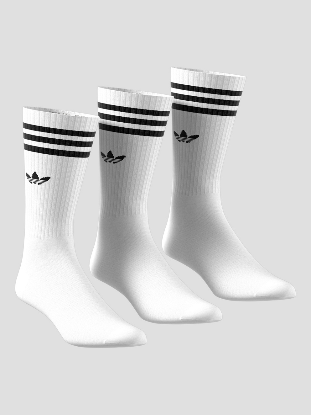 adidas Originals Solid Crew Socks white