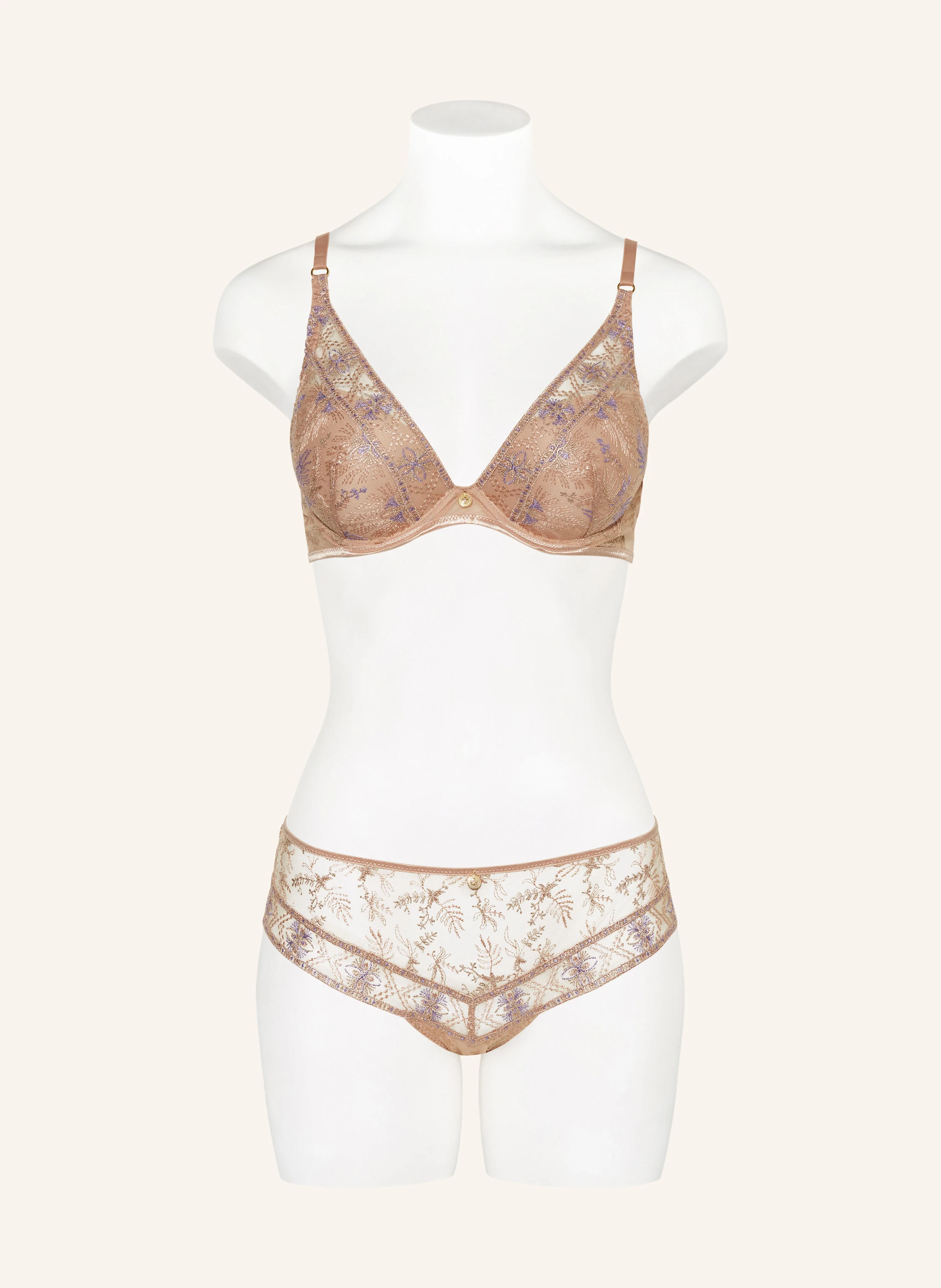 Aubade Push-up-BH SOUND OF HEART mit Glitzergarn