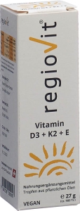 REGIOVIT Vitamin D3 + K2 + E Tropfen, 27 g