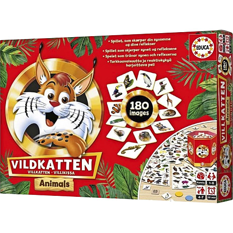 Vildkatten med dyr