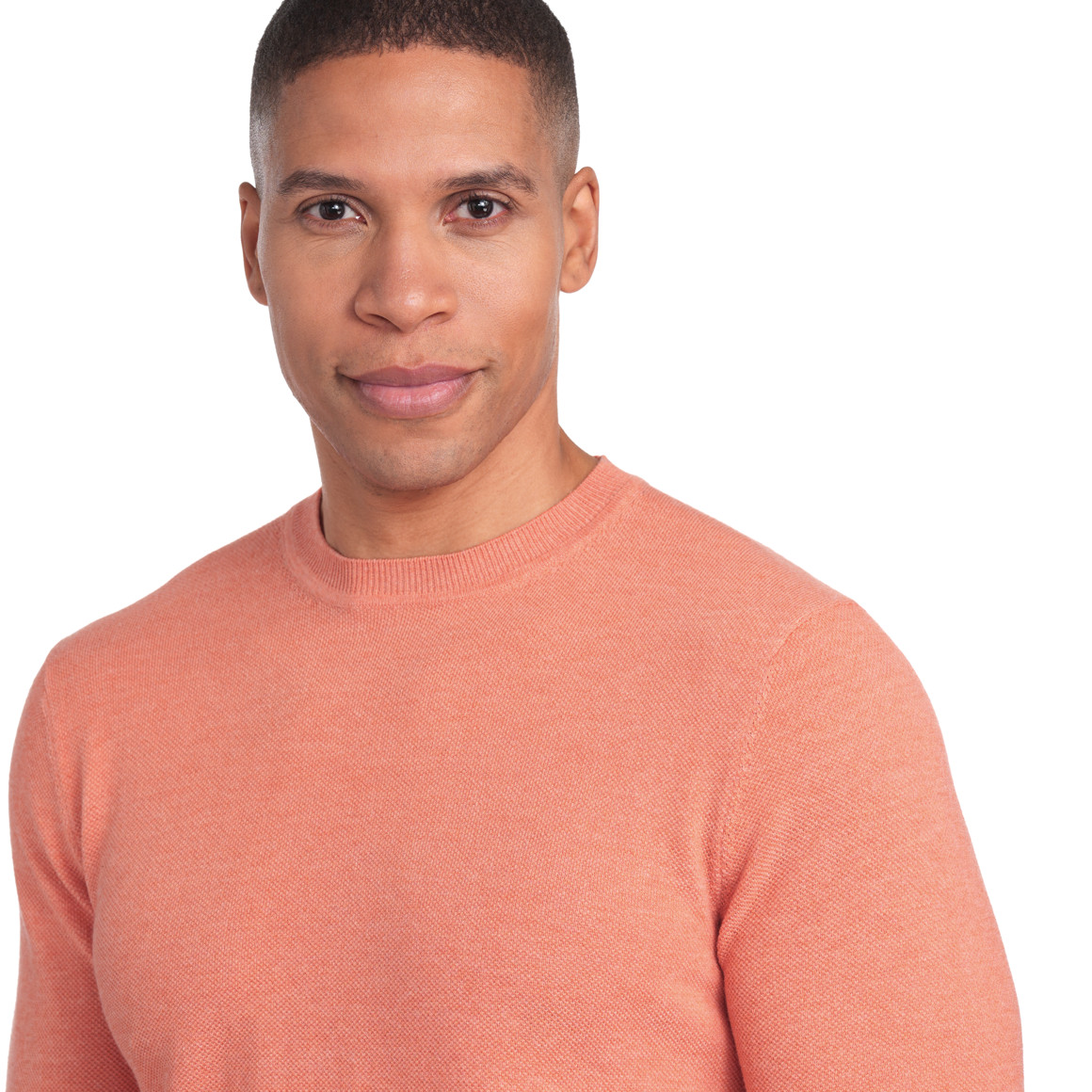 VanVaan Herren Feinstrickpullover unifarben orange