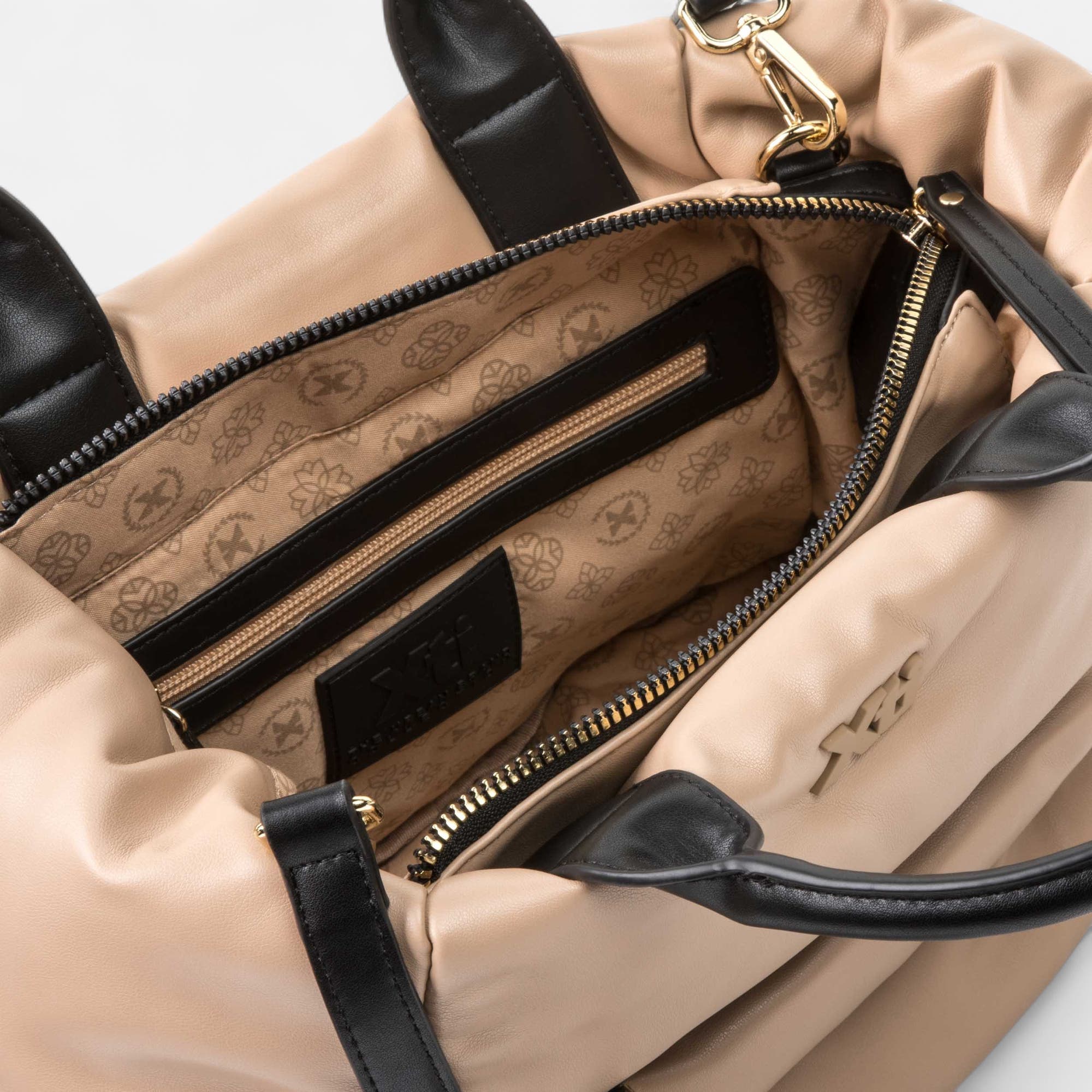 Sac à main beige