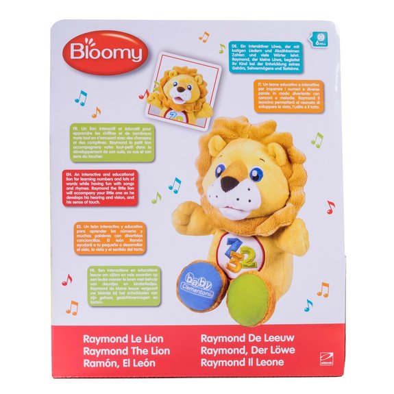Peluche interactive Raymond le lion