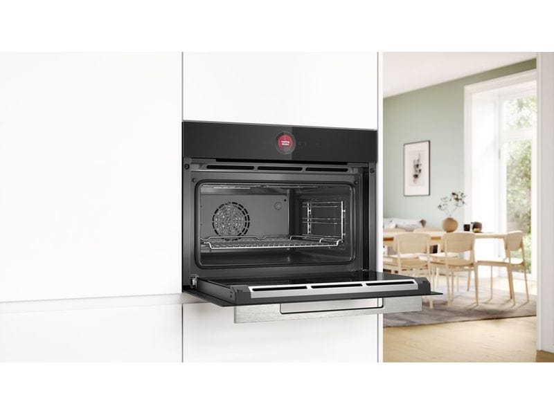 Bosch Einbaubackofen CBG7341B1 Schwarz A Backofen mit digitalem Bedienring