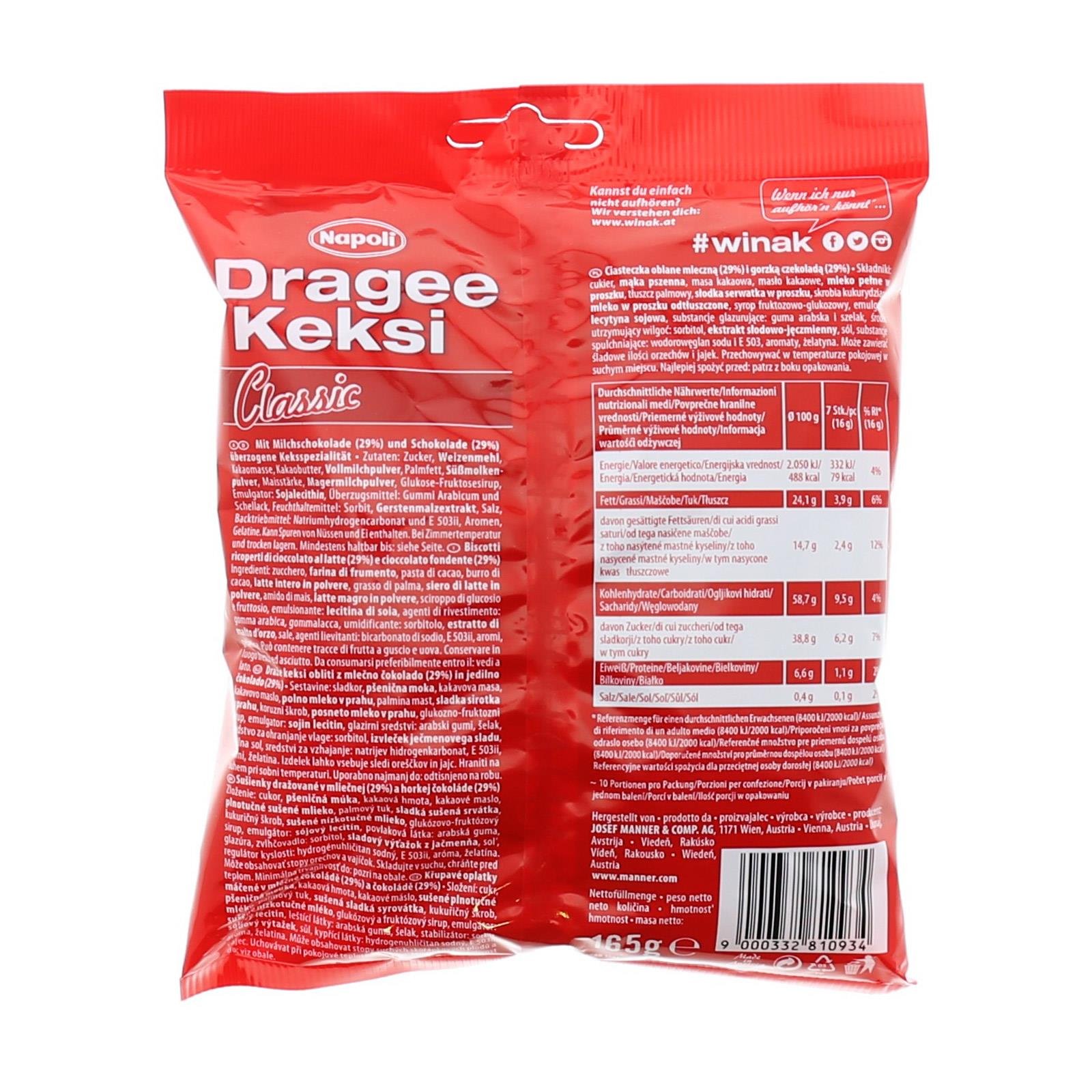 Napoli Dragee Keksi Classic